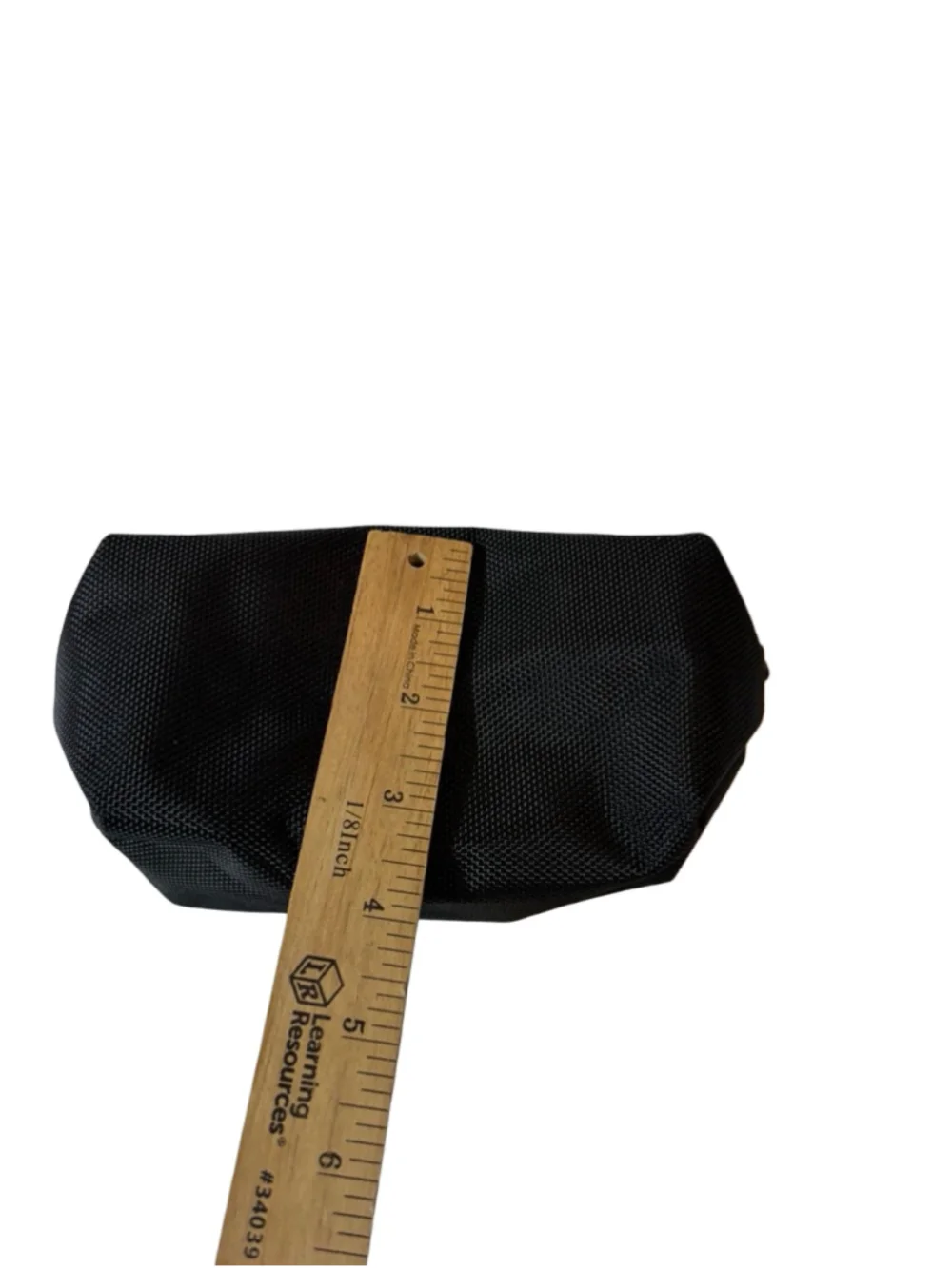 TUMI for Delta Black Ballistic Nylon Travel Amenity Toiletry Cosmetic Pouch